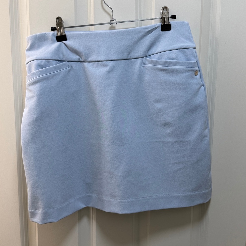 Fairway & Greene Sky Blue Mini Skirt